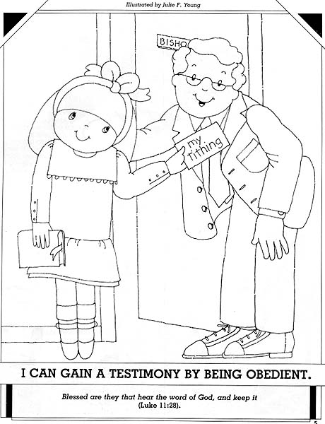 obedience coloring pages for children - photo #7