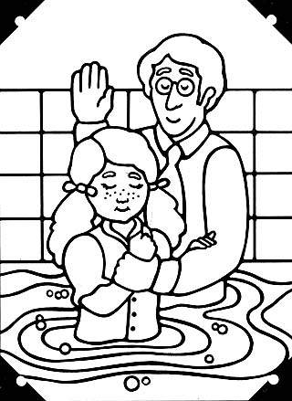  Coloring Pages on Baptism    Lds Lesson Ideas