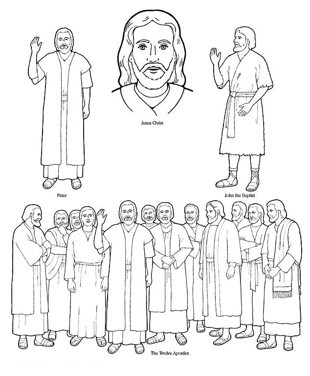 john the apostle coloring pages - photo #4