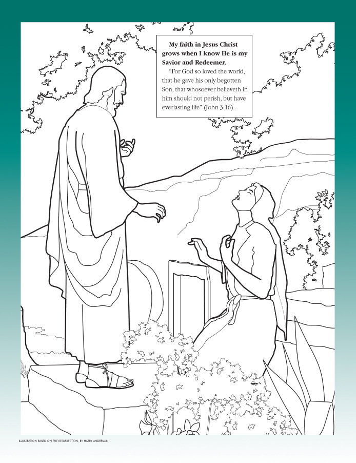 yahoo coloring pages jesus resurrection - photo #12