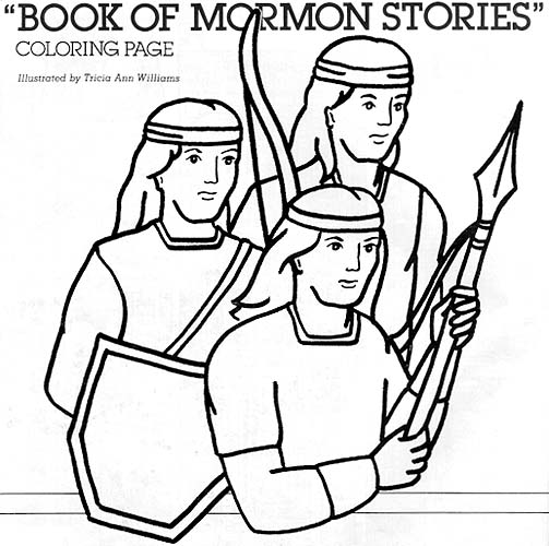 lds prayer coloring page