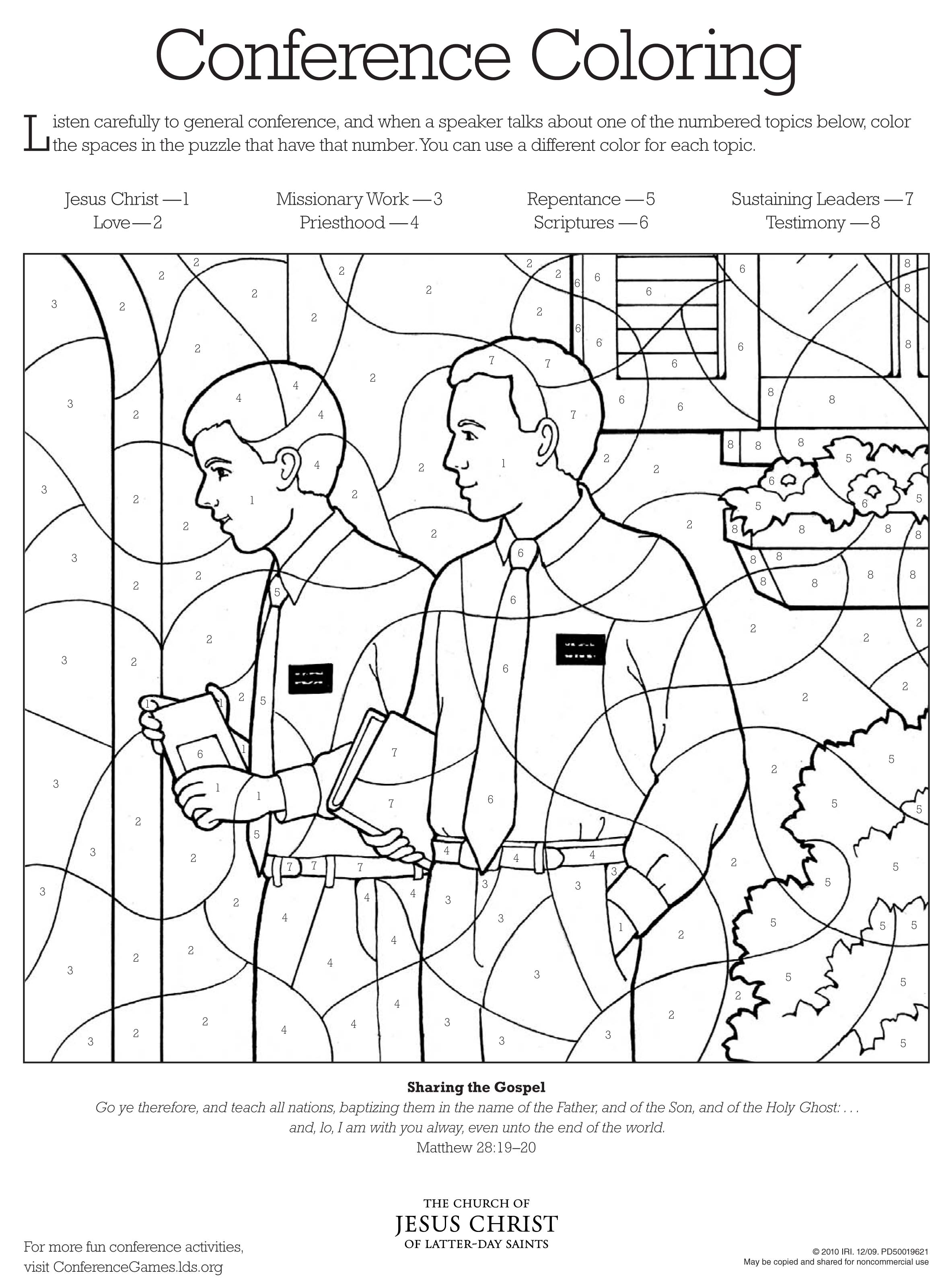 Conference Coloring page 3